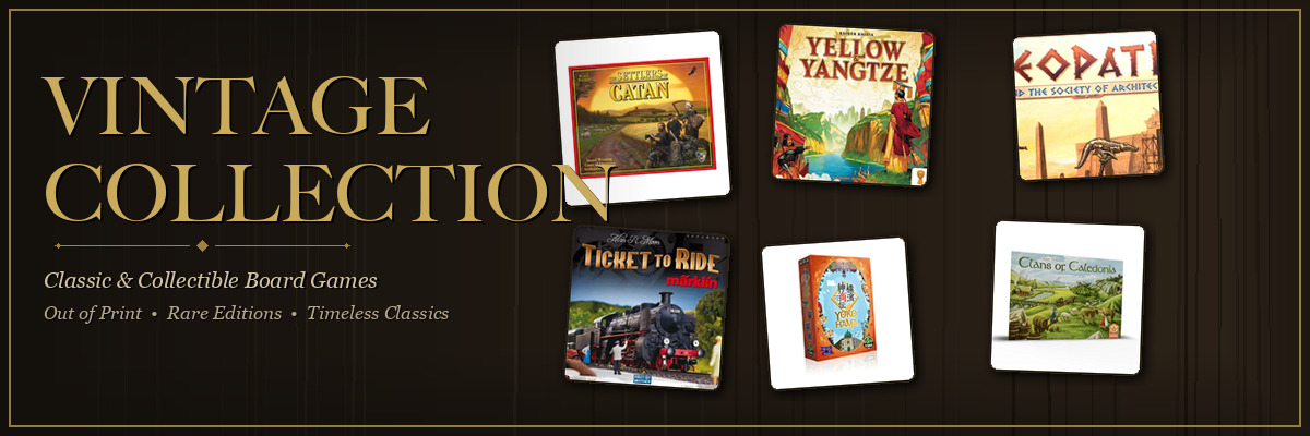 Vintage Collection - Classic & Collectible Board Games - Out of Print, Rare Editions, Timeless Classics